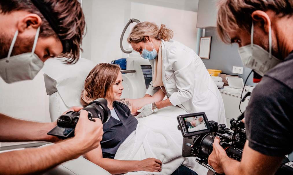 Filmproduktion - Einblicke - Aufnahme im Krankenhaus